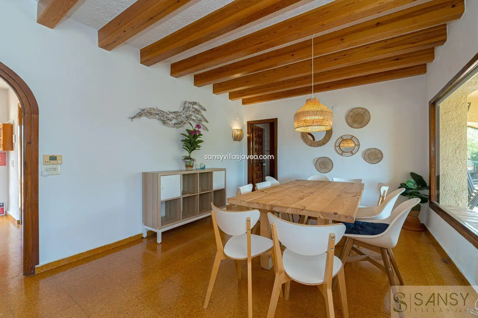 Dining room of Houses for sale in Jávea / Xàbia  with Air Conditioner and Storage room
