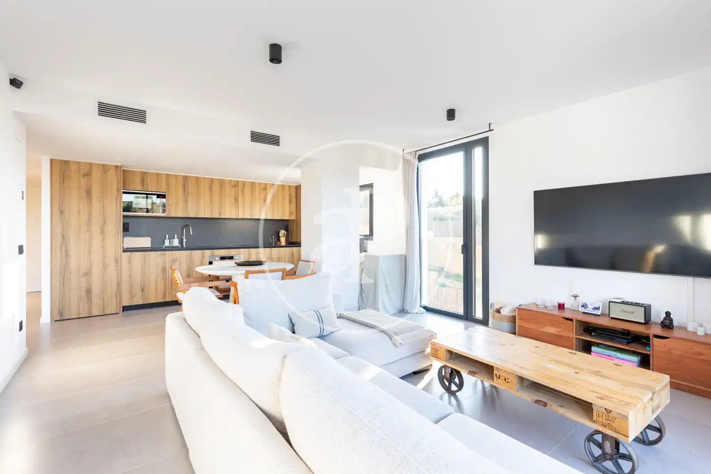 Living room of Flat for rent in Cerdanyola del Vallès  with Air Conditioner, Heating and Terrace
