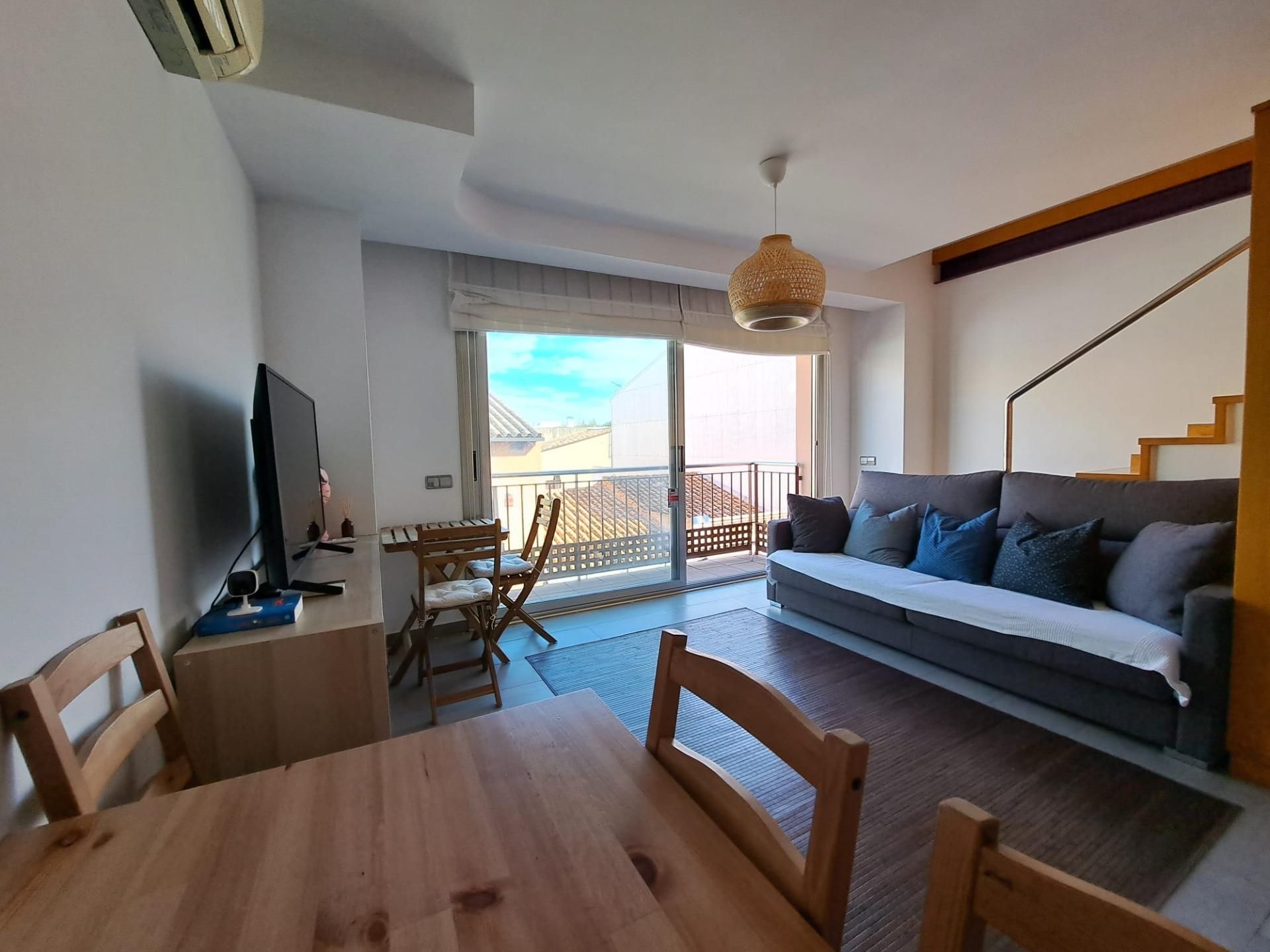 Living room of Attic for sale in Pineda de Mar  with Heating, Terrace and Balcony