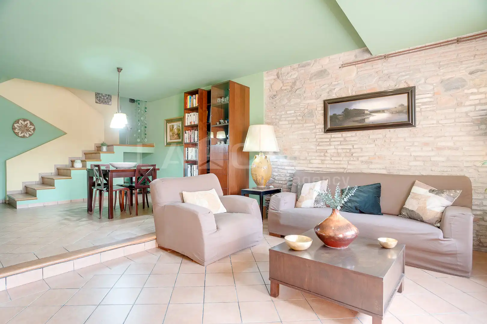 Sala d'estar de Casa adosada en venda en Sant Antoni de Vilamajor amb Calefacció, Terrassa i Traster