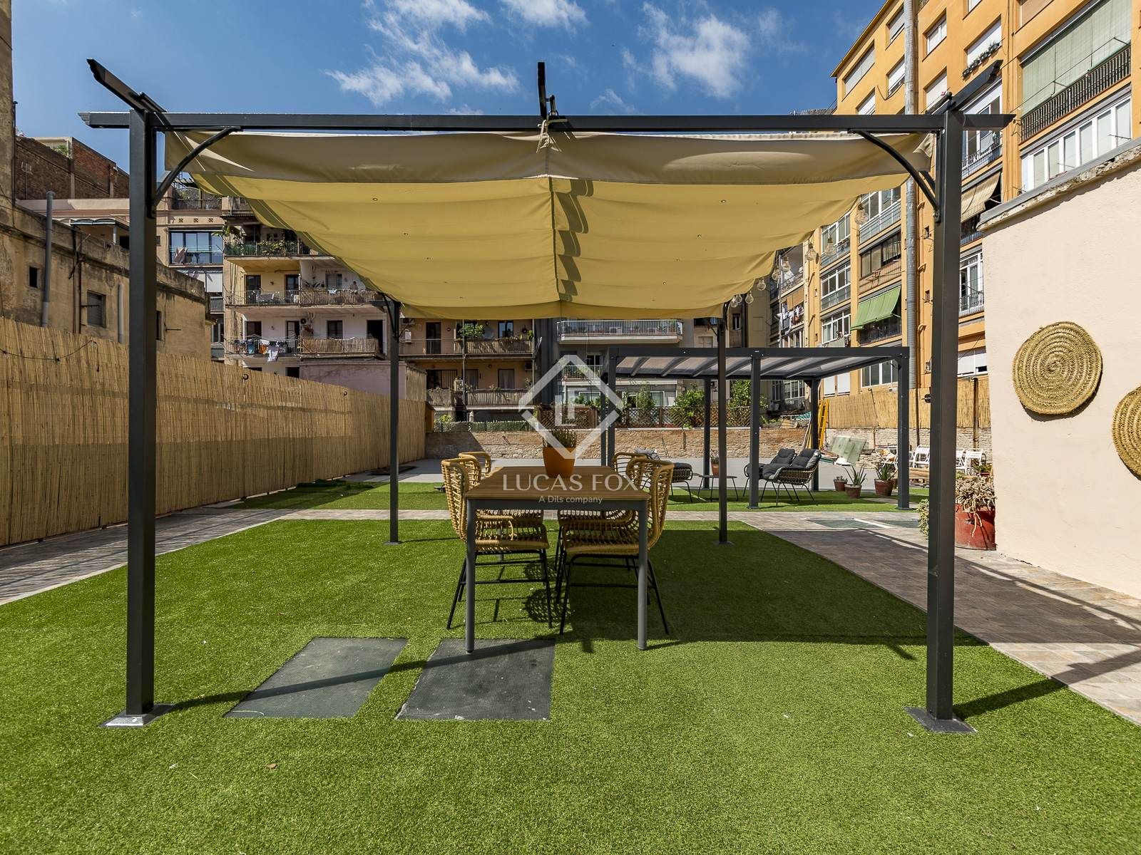 Terrace of Flat for sale in  Barcelona Capital  with Air Conditioner, Private garden and Terrace