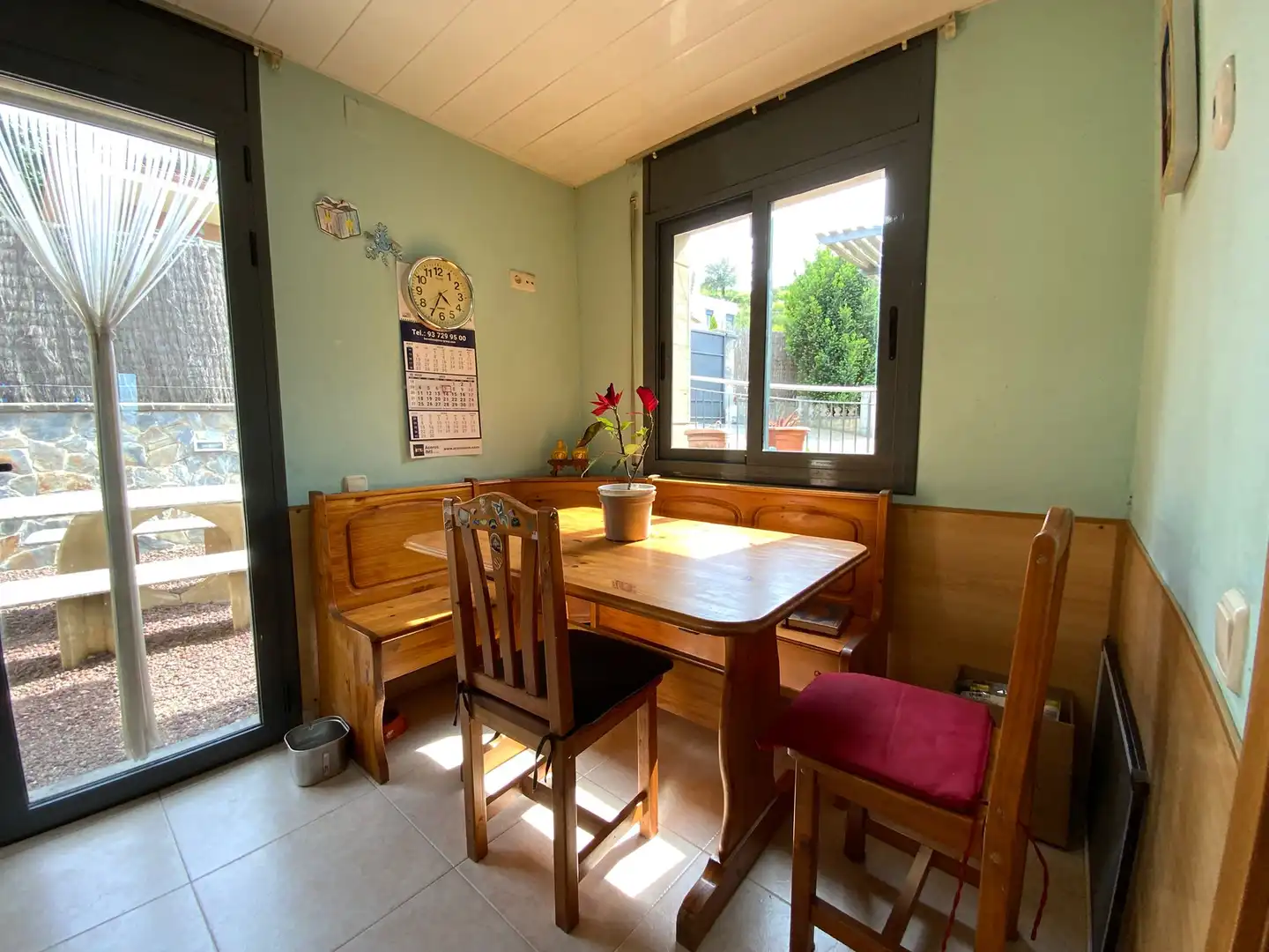 Comedor de Casa adosada en venta en Terrassa con Calefacción, Jardín privado y Terraza