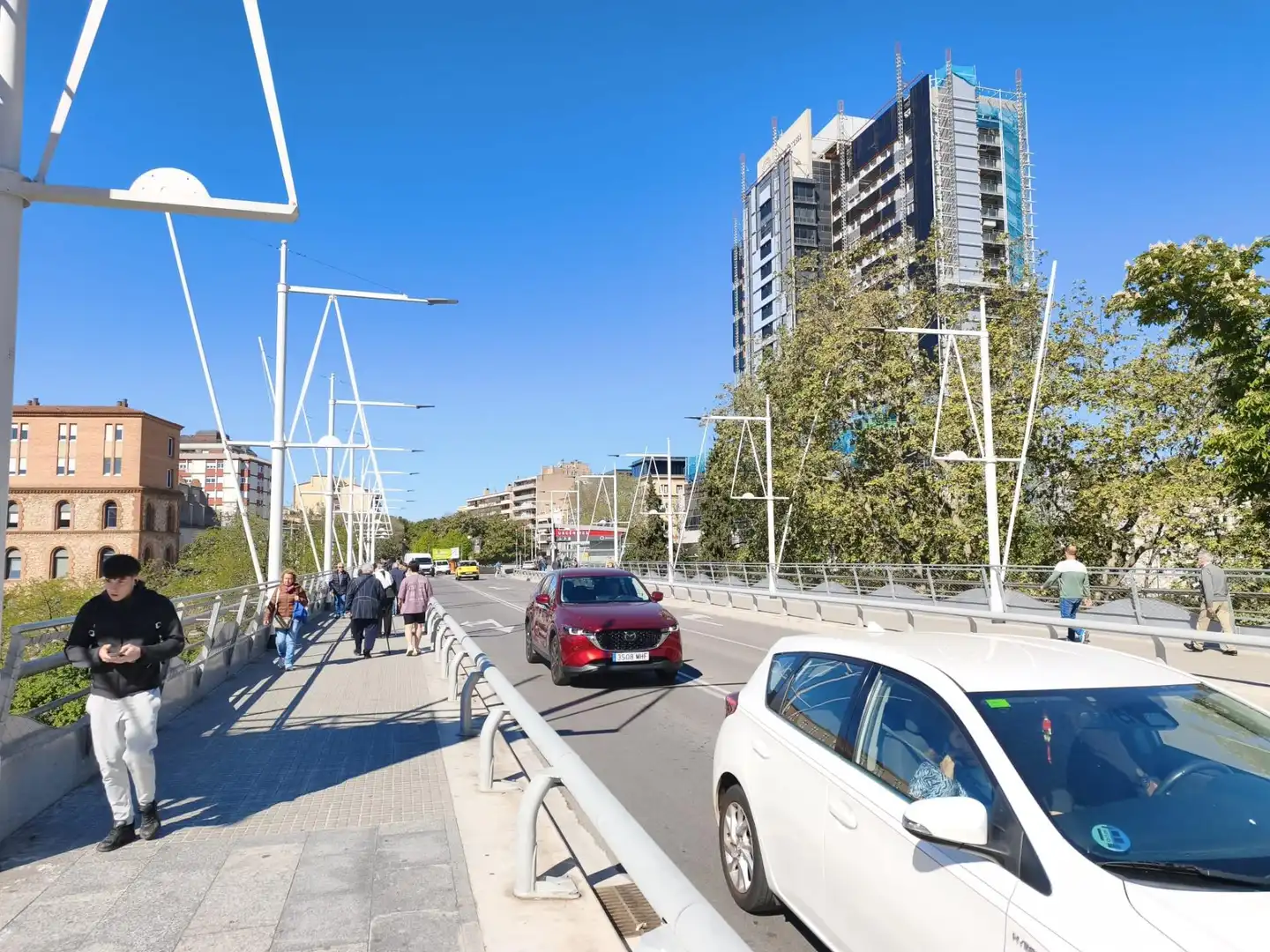 Vista exterior de Planta baja en venta en Terrassa con Calefacción, Jardín privado y Parquet