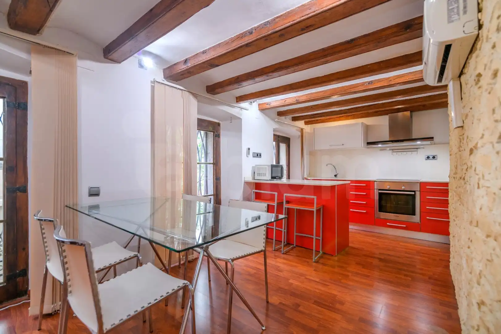 Cocina de Piso en venta en Barcelona con Aire acondicionado y Parquet