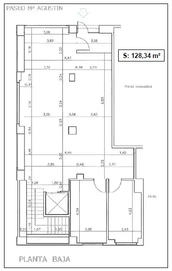 Locale commerciale in vendita a Paseo de María Agustín 31, imagen 4