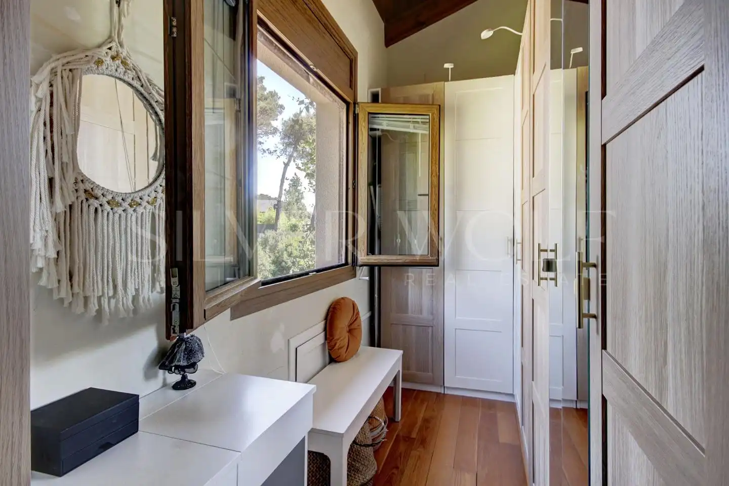 Terraza de Casa o chalet en venta en Vallirana con Calefacción, Jardín privado y Parquet