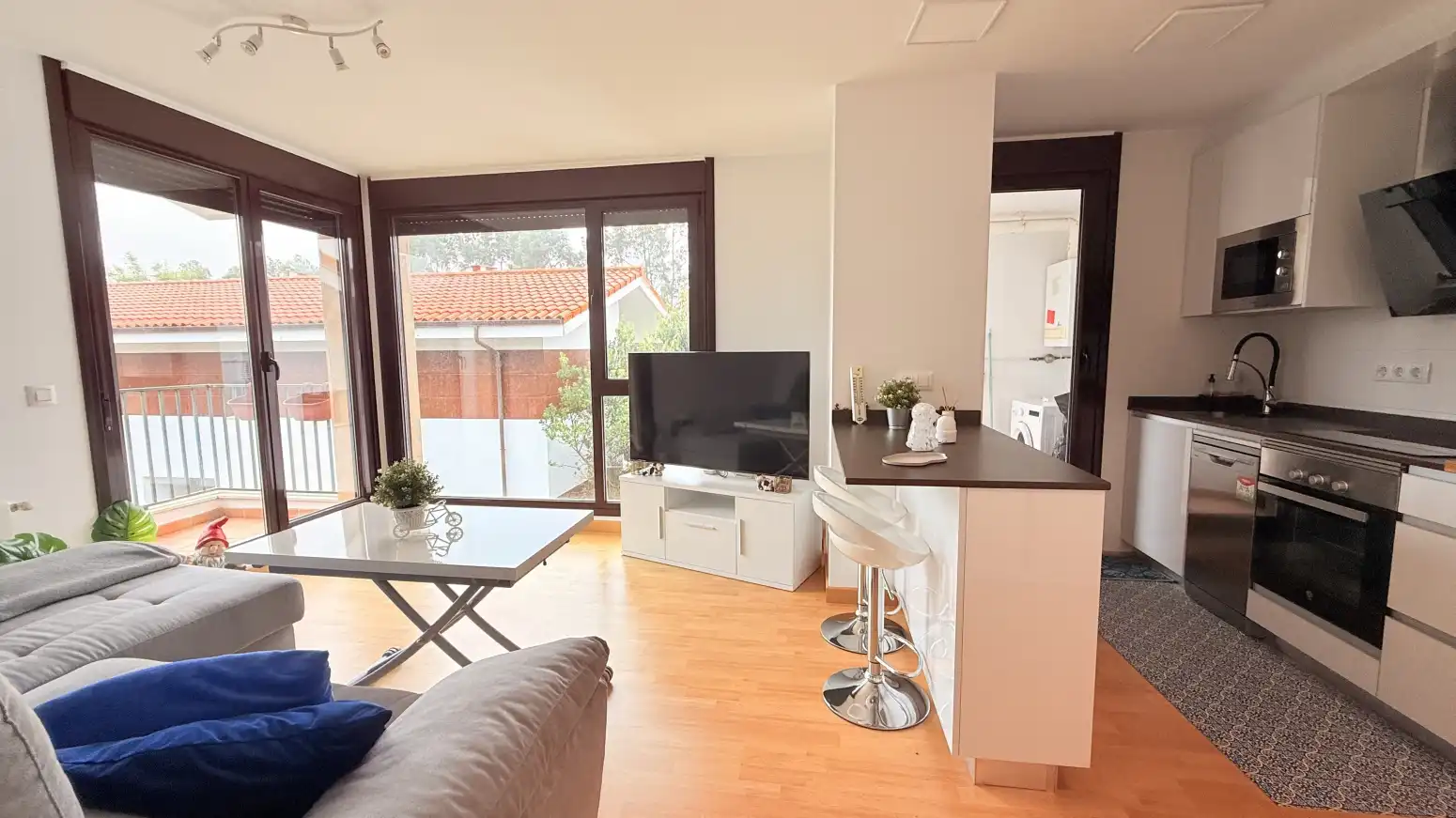 Sala de estar de Piso en venta en Udías con Calefacción, Jardín privado y Terraza