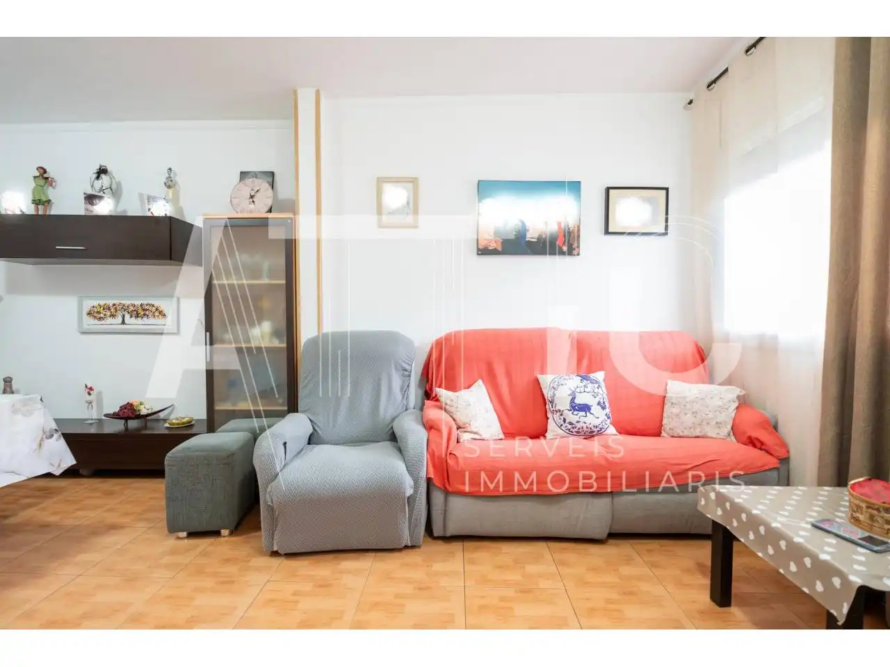 Wohnzimmer von Maisonette zum Verkauf in Sabadell mit Klimaanlage, Heizung und Terrasse