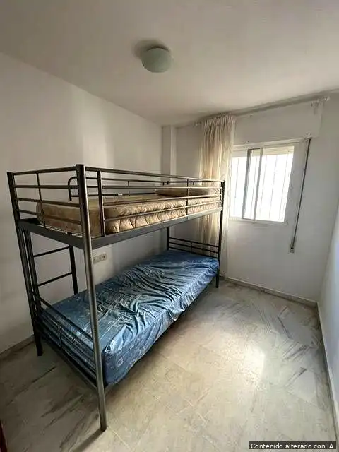 Bedroom of Flat for sale in Málaga  with Terrace and Furnished