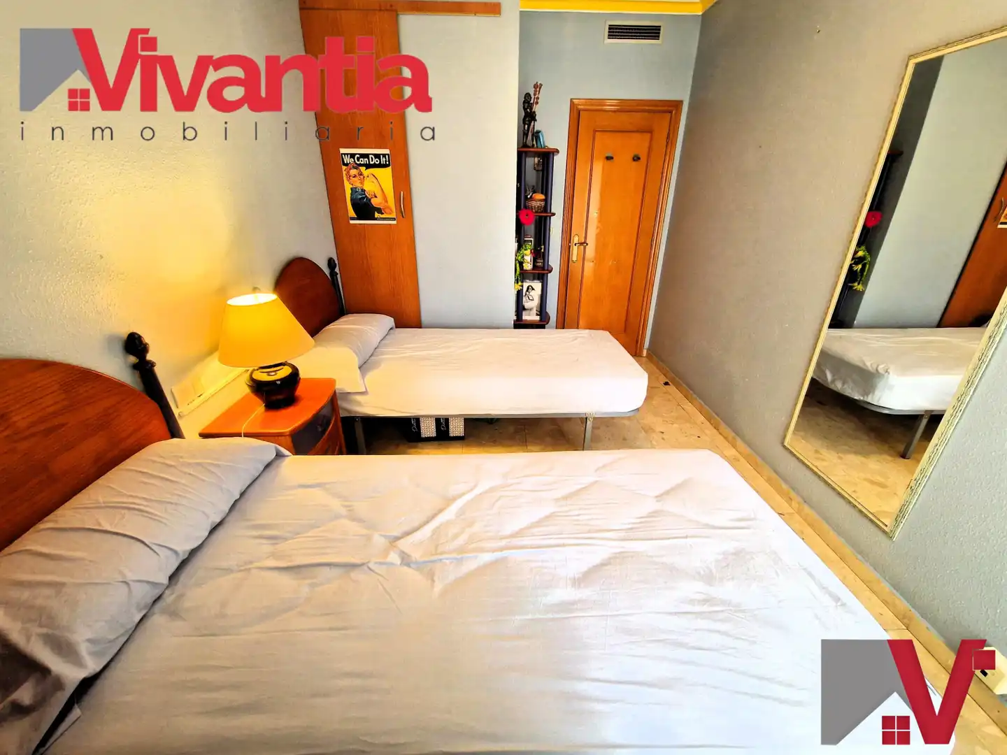 Bedroom of Flat for sale in Lorca  with Air Conditioner, Heating and Terrace