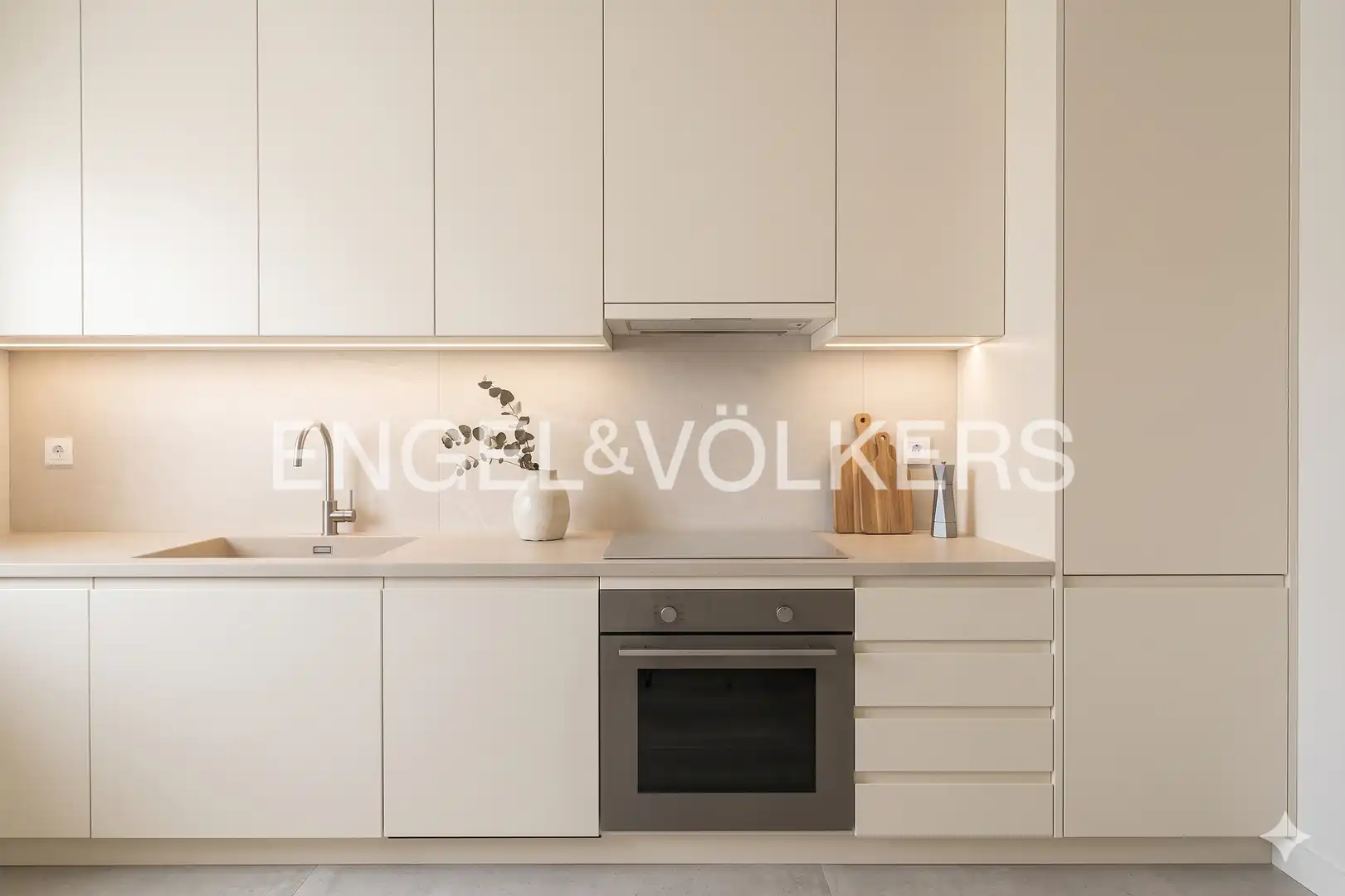 Kitchen of Flat for sale in Sant Cugat del Vallès  with Heating, Private garden and Parquet flooring