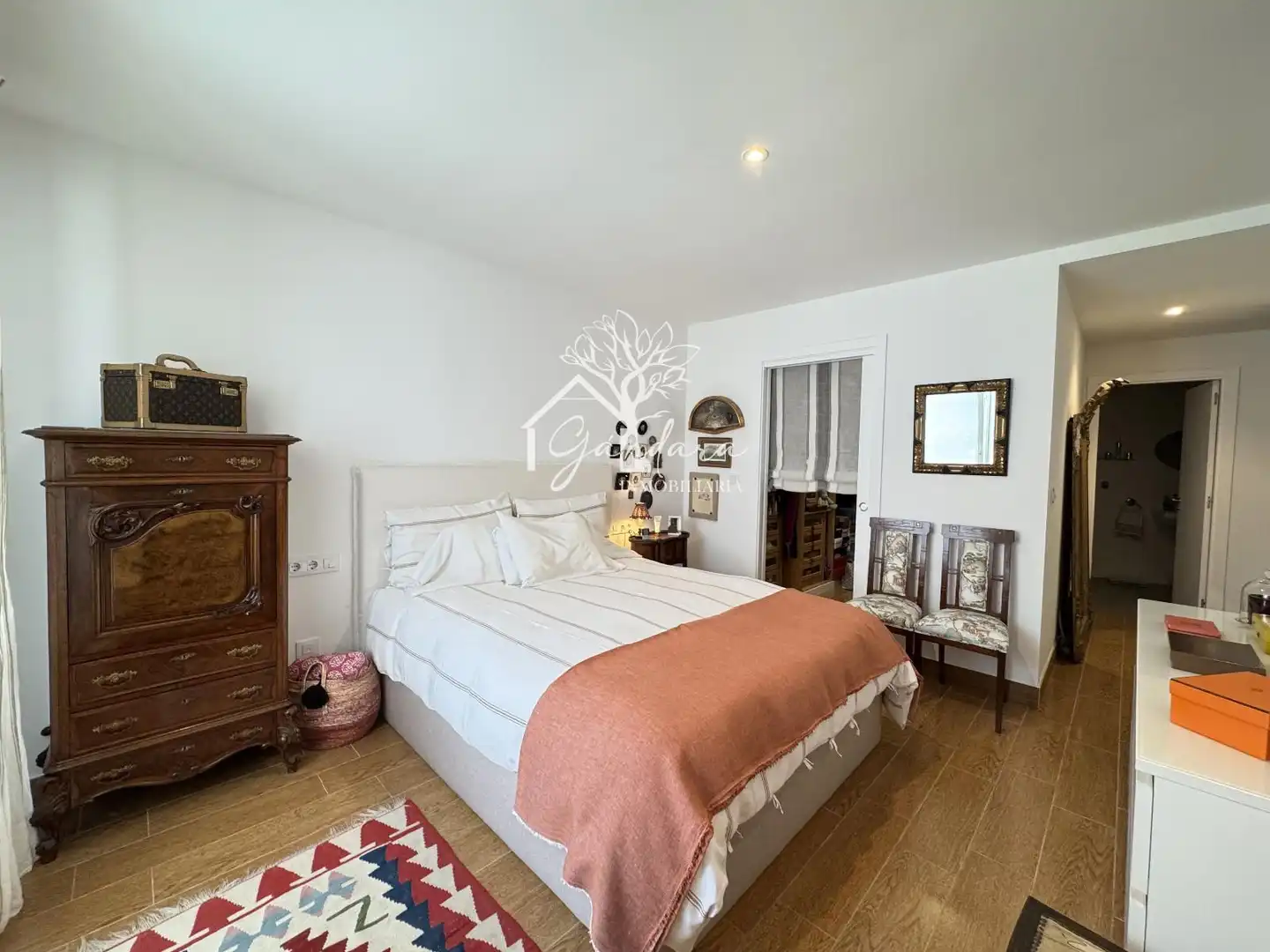 Schlafzimmer von Wohnung zum Verkauf in Ares mit Heizung, Terrasse und Ofen