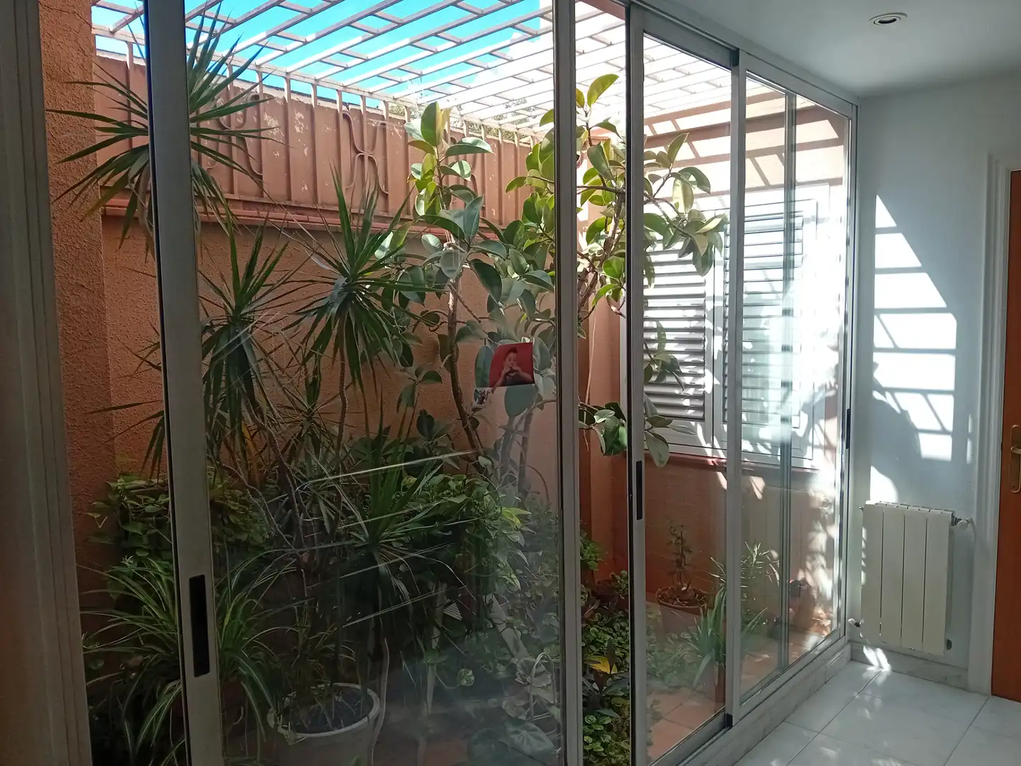 Terraza de Local en venta en Salt con Calefacción, Terraza y Amueblado