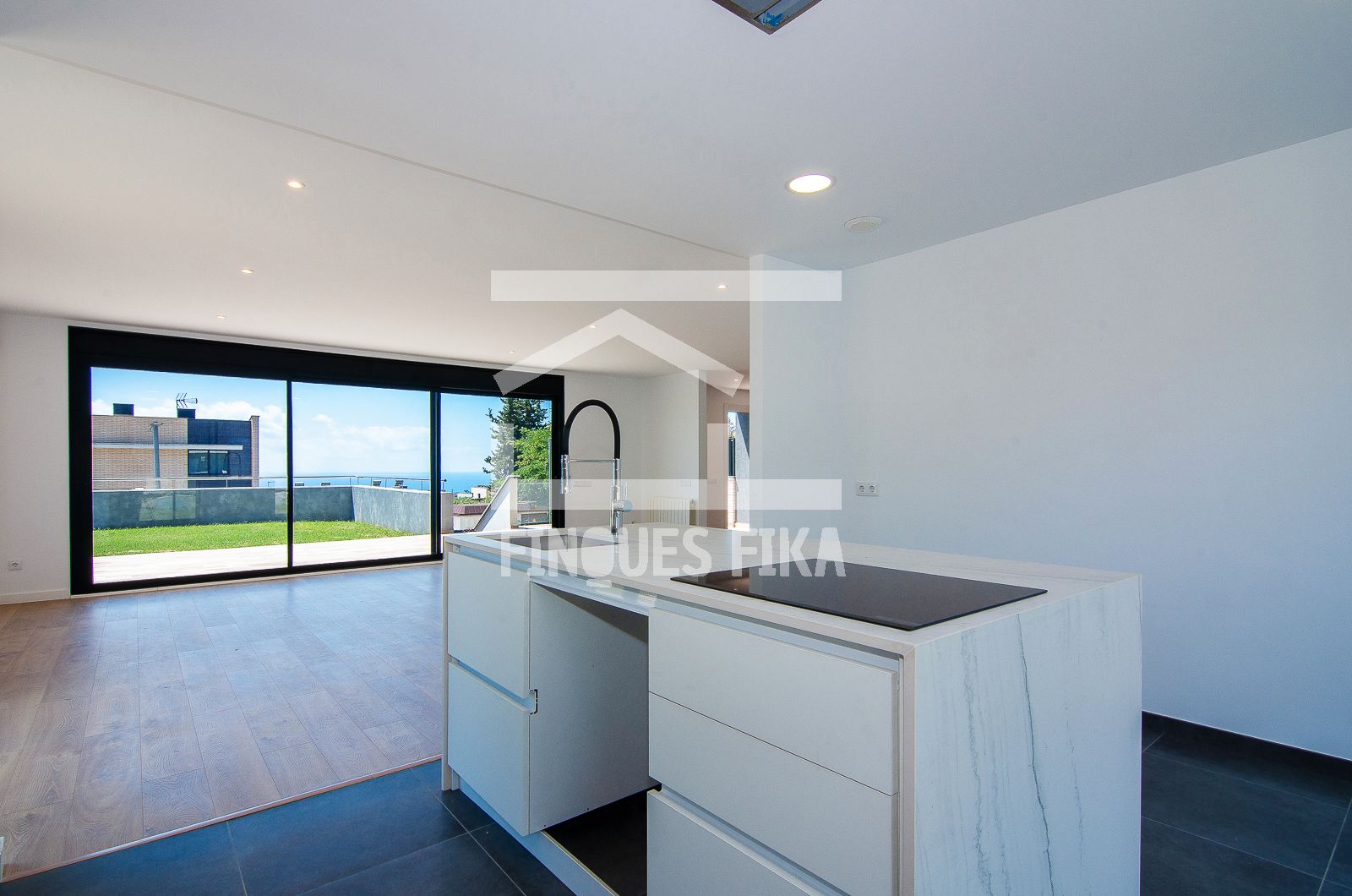 Kitchen of Single-family semi-detached for sale in Mataró  with Heating, Private garden and Terrace