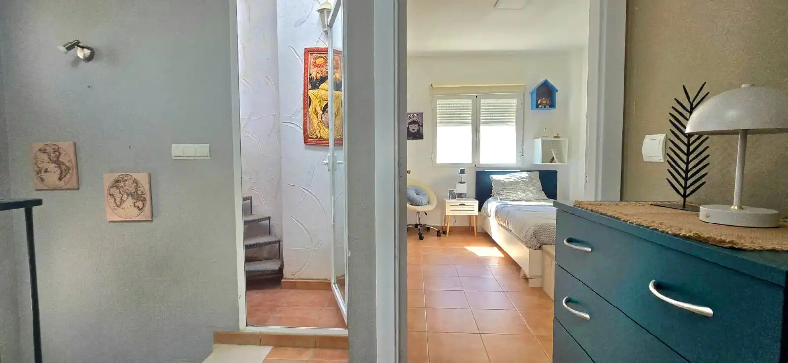 Dormitori de Casa adosada en venda en La Nucia amb Terrassa, Traster i Moblat