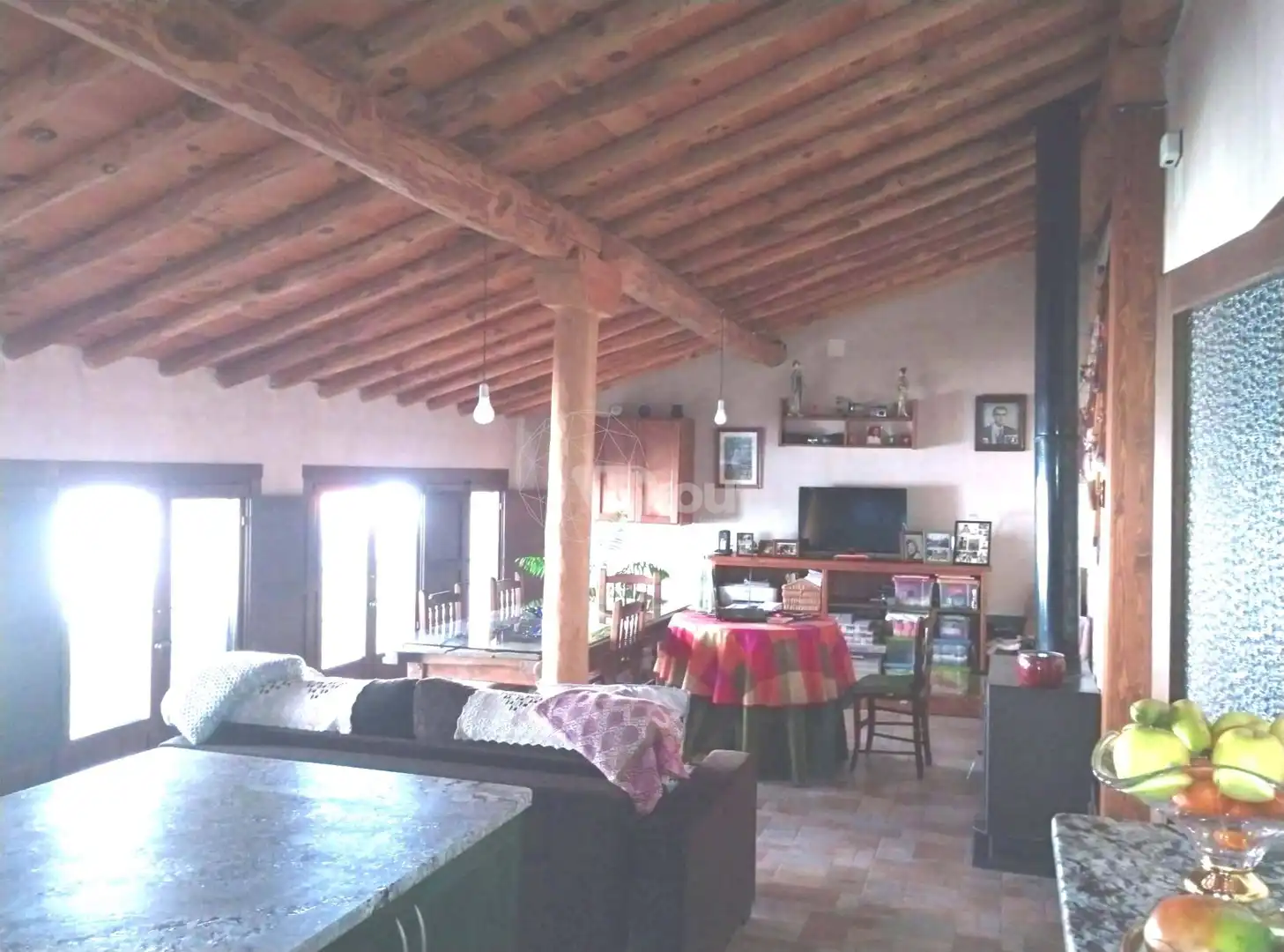Sala d'estar de Casa adosada en venda en Malpartida de Plasencia amb Terrassa i Traster