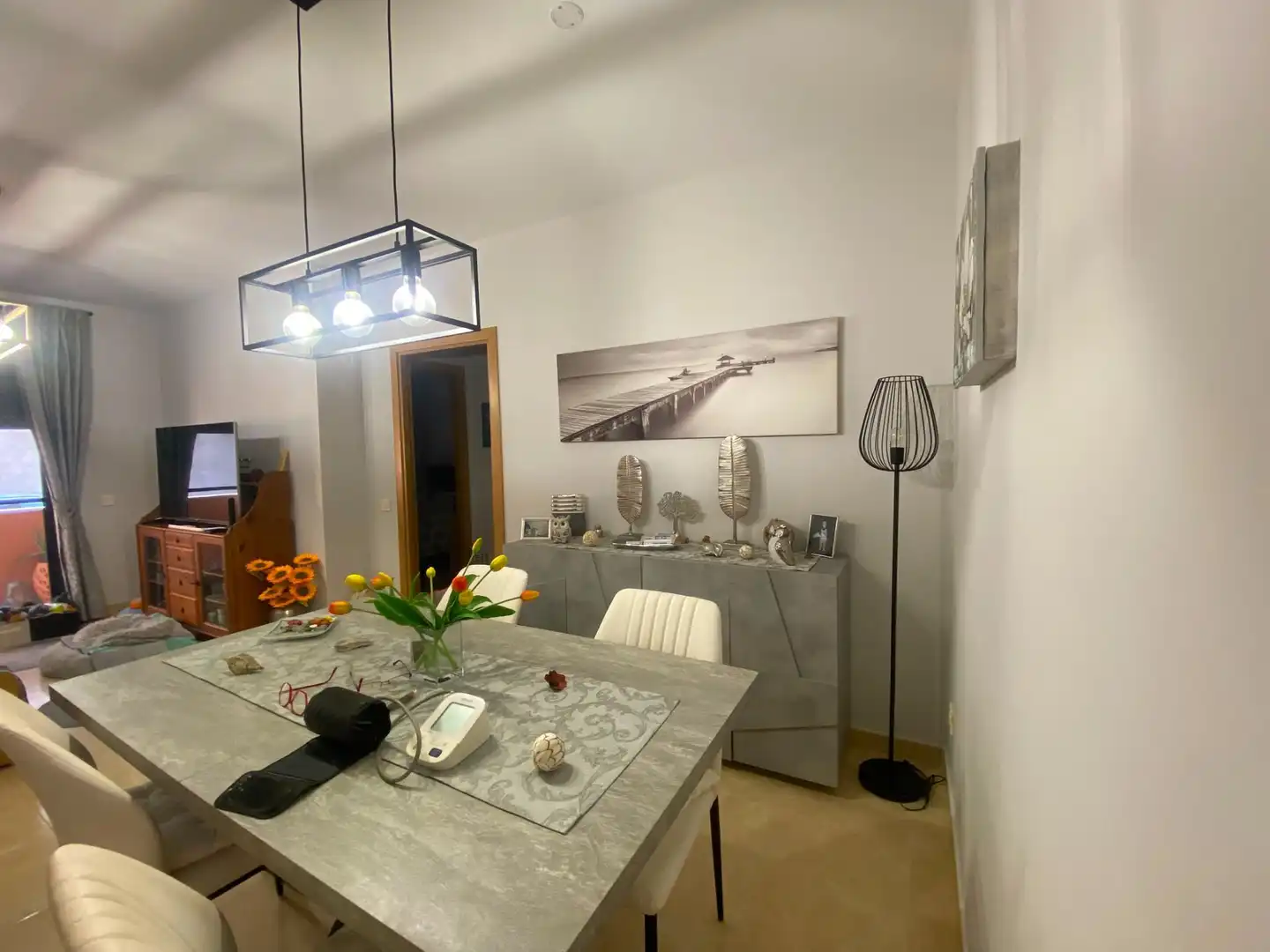 Comedor de Apartamento en venta en Camarles con Terraza