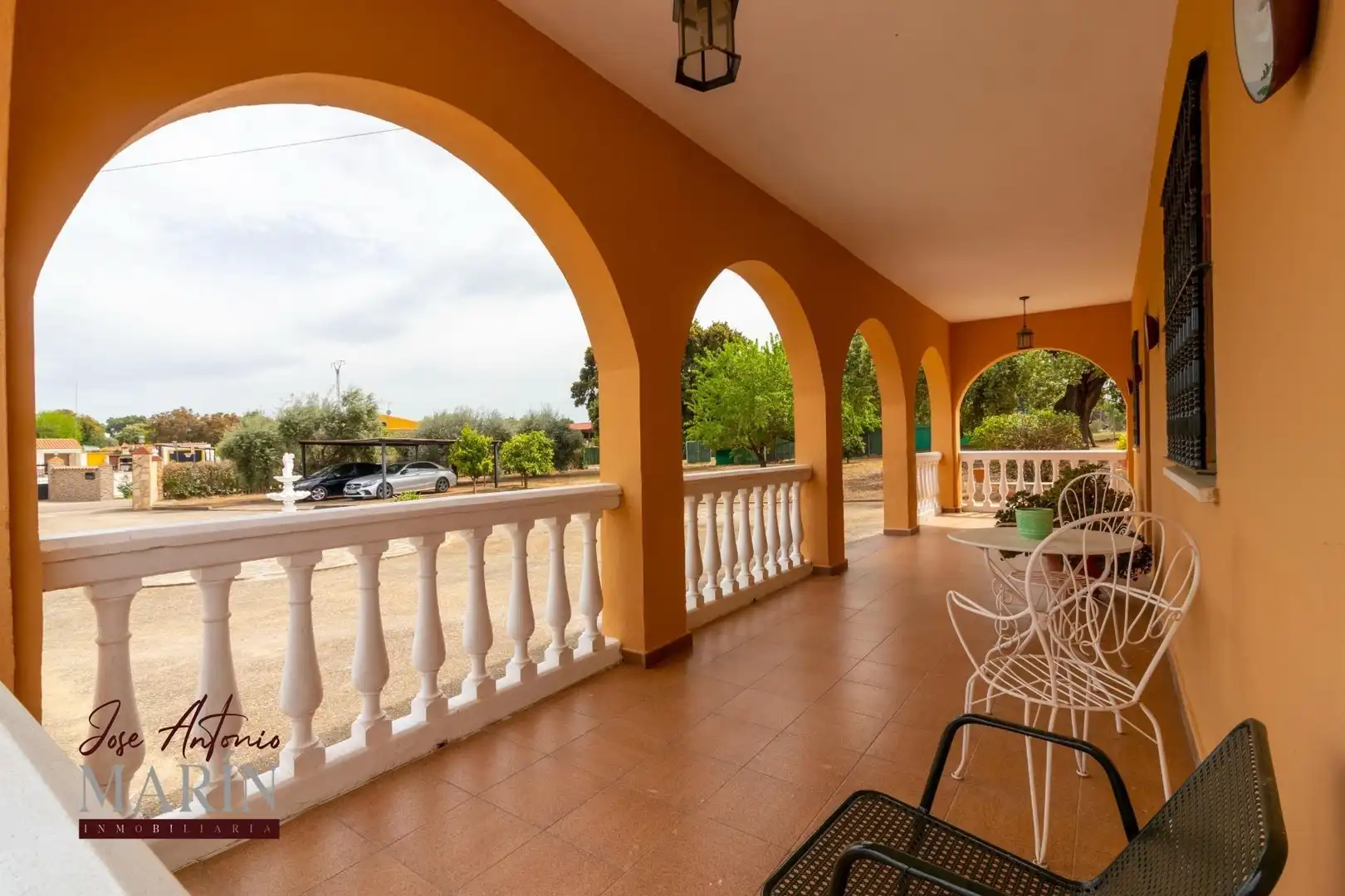 Terraza de Casa o chalet en venta en Badajoz con Aire acondicionado, Jardín privado y Piscina