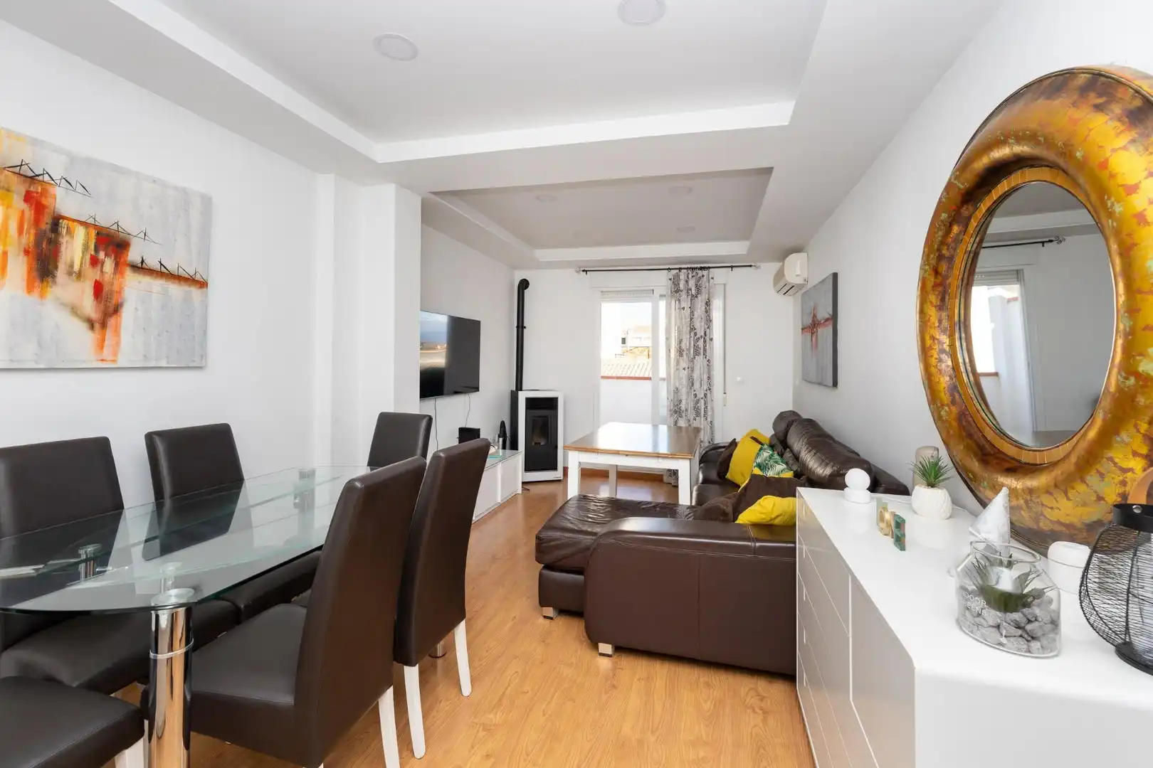 Sala de estar de Ático en venta en Atarfe con Aire acondicionado, Terraza y Trastero