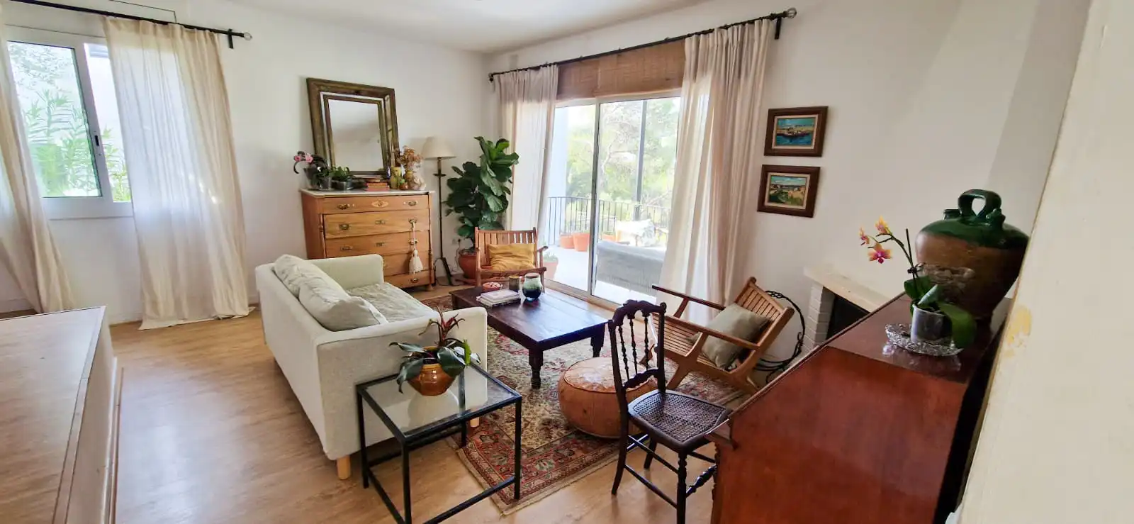 Sala d'estar de Casa o xalet en venda en Sant Pere de Ribes amb Aire condicionat, Calefacció i Jardí privat
