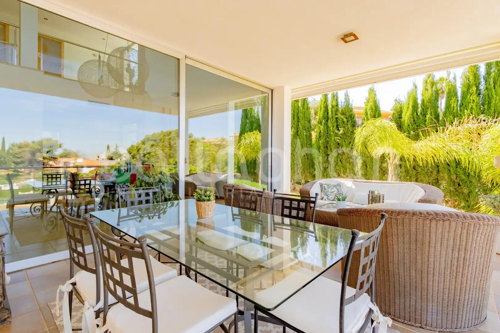 Terraza de Casa o chalet en venta en Chiva con Aire acondicionado, Calefacción y Jardín privado