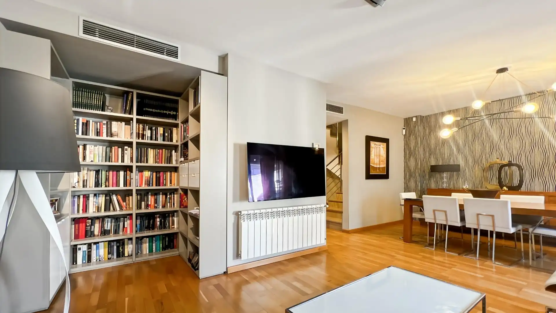 Living room of Single-family semi-detached for sale in Castellón de la Plana / Castelló de la Plana  with Air Conditioner, Private garden and Terrace