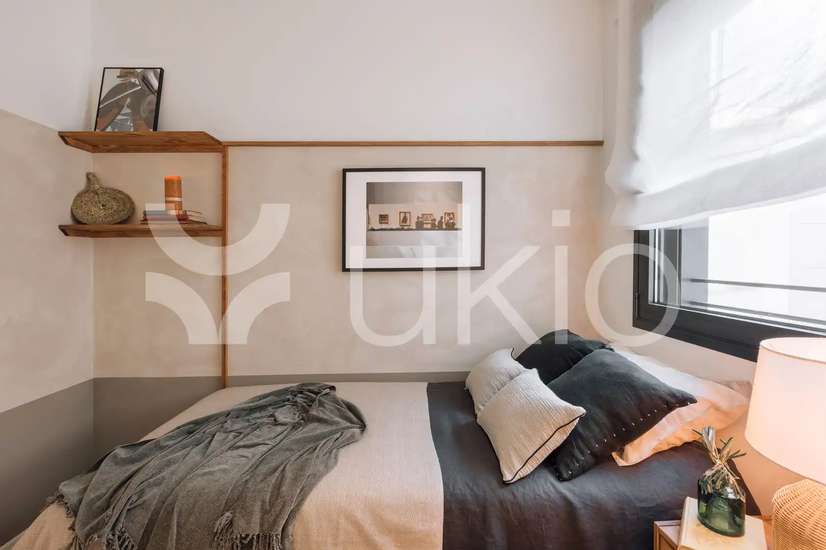 Habitación de Apartamento de alquiler en Barcelona con Aire acondicionado, Amueblado y Horno