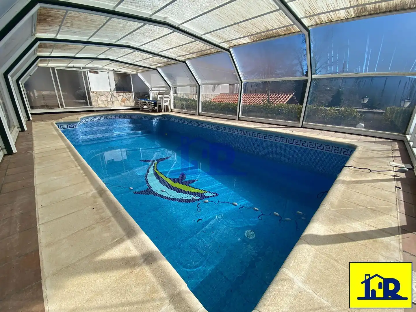 Piscina de Casa o xalet en venda en Villalba de la Sierra amb Calefacció, Traster i Piscina