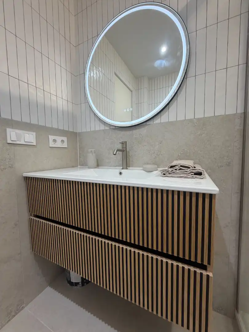 Bathroom of Flat for sale in Madrid  with Air Conditioner, Heating and Furnished