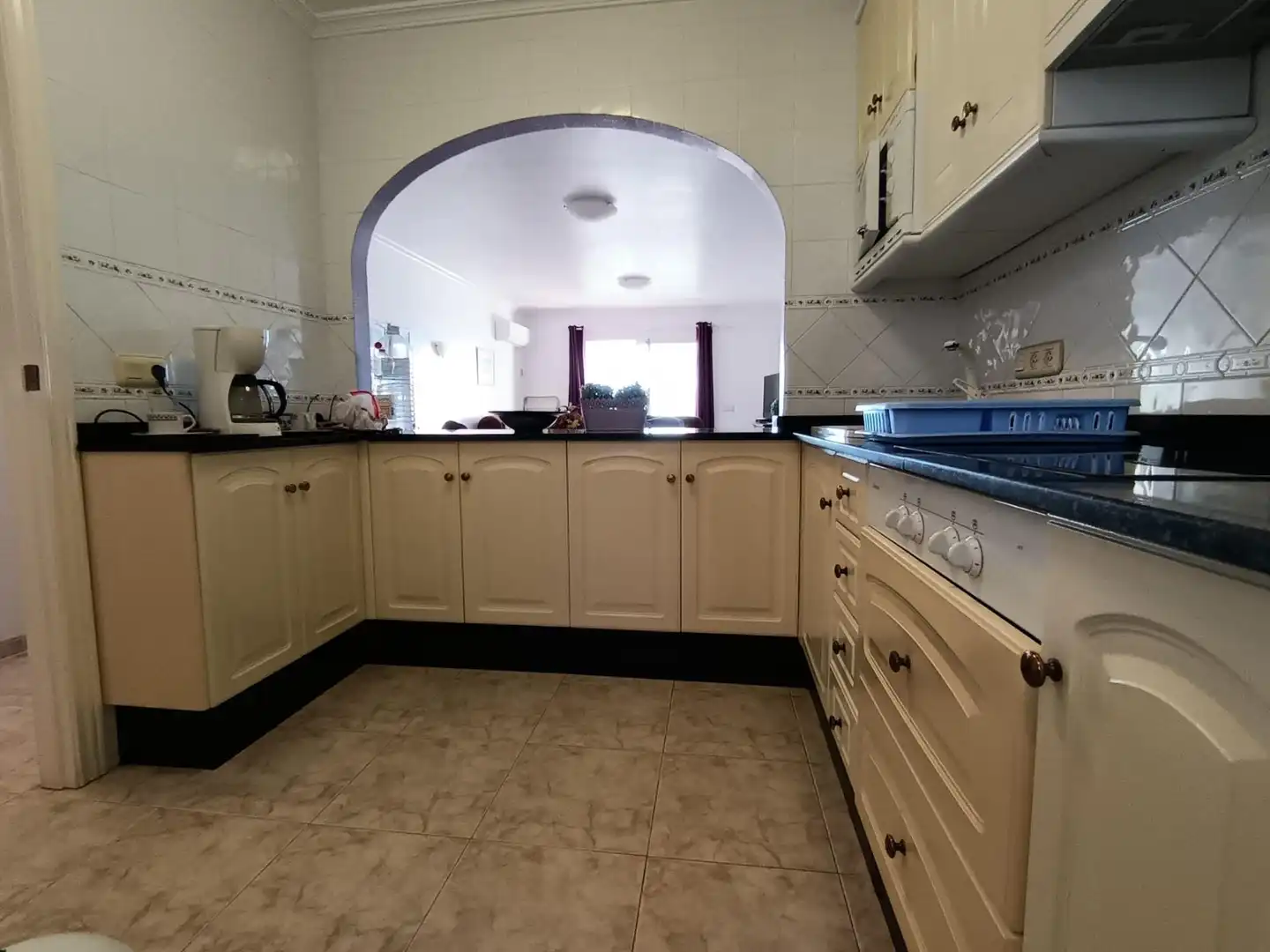 Kitchen of Flat for sale in Pulpí  with Air Conditioner, Private garden and Furnished