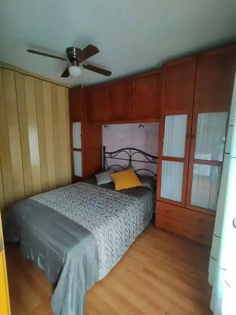 Bedroom of Apartments for rent in Puértolas  with Parquet flooring, Furnished and Oven