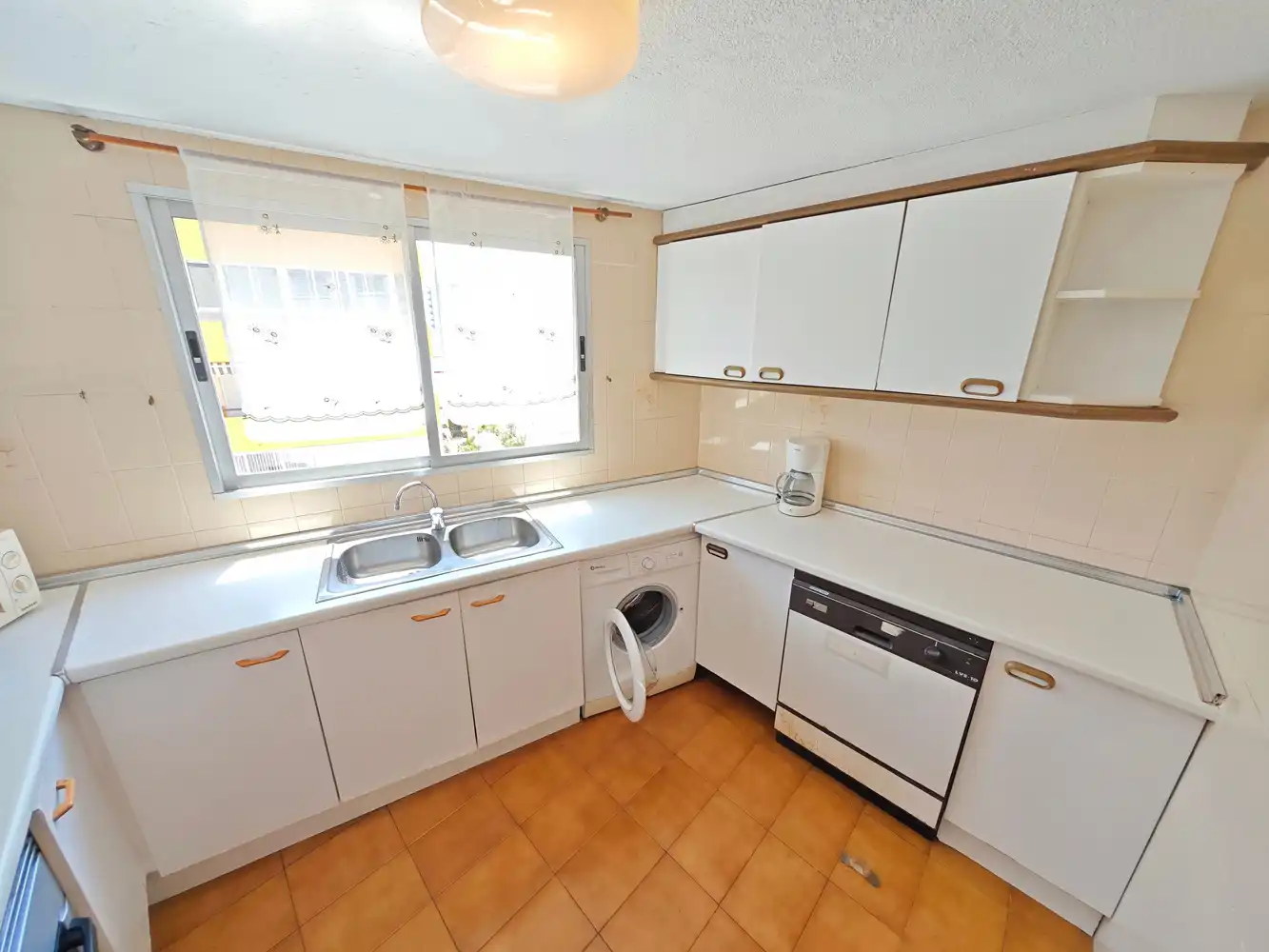 Kitchen of Flat for sale in Calpe / Calp  with Terrace, Furnished and Oven