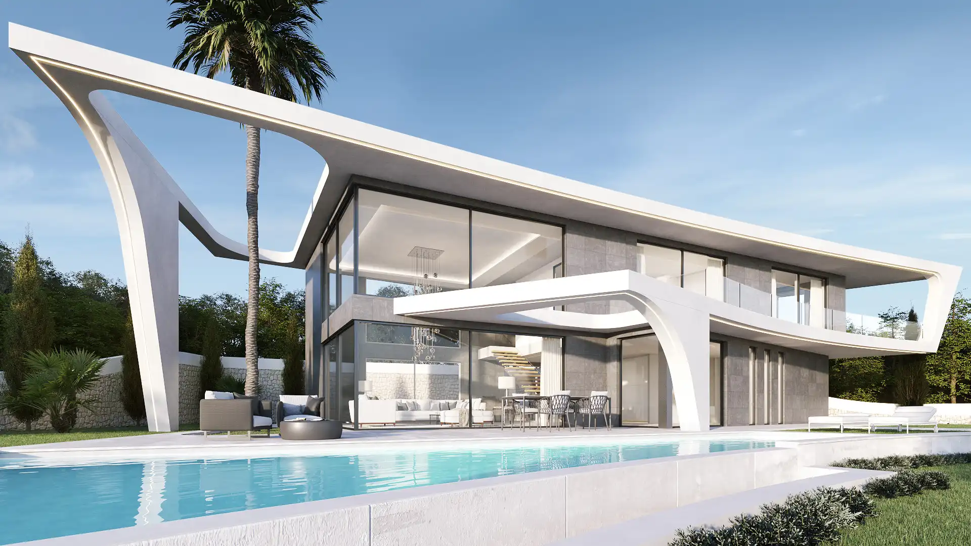 Exterior view of Houses for sale in Jávea / Xàbia  with Air Conditioner, Heating and Private garden