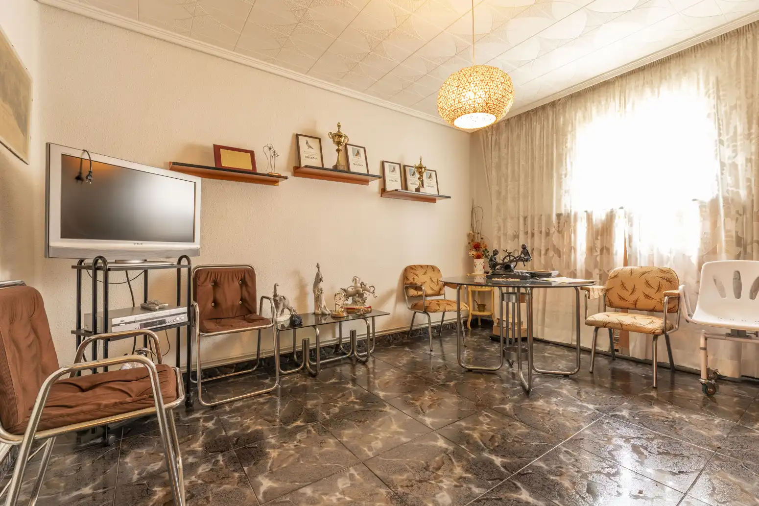Sala de estar de Casa o chalet en venta en Tavernes Blanques con Aire acondicionado, Calefacción y Terraza