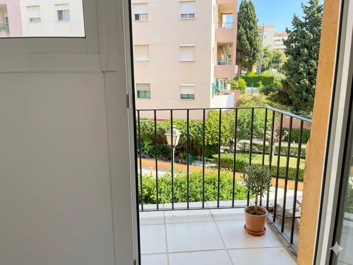 Balcony of Flat for sale in Marbella