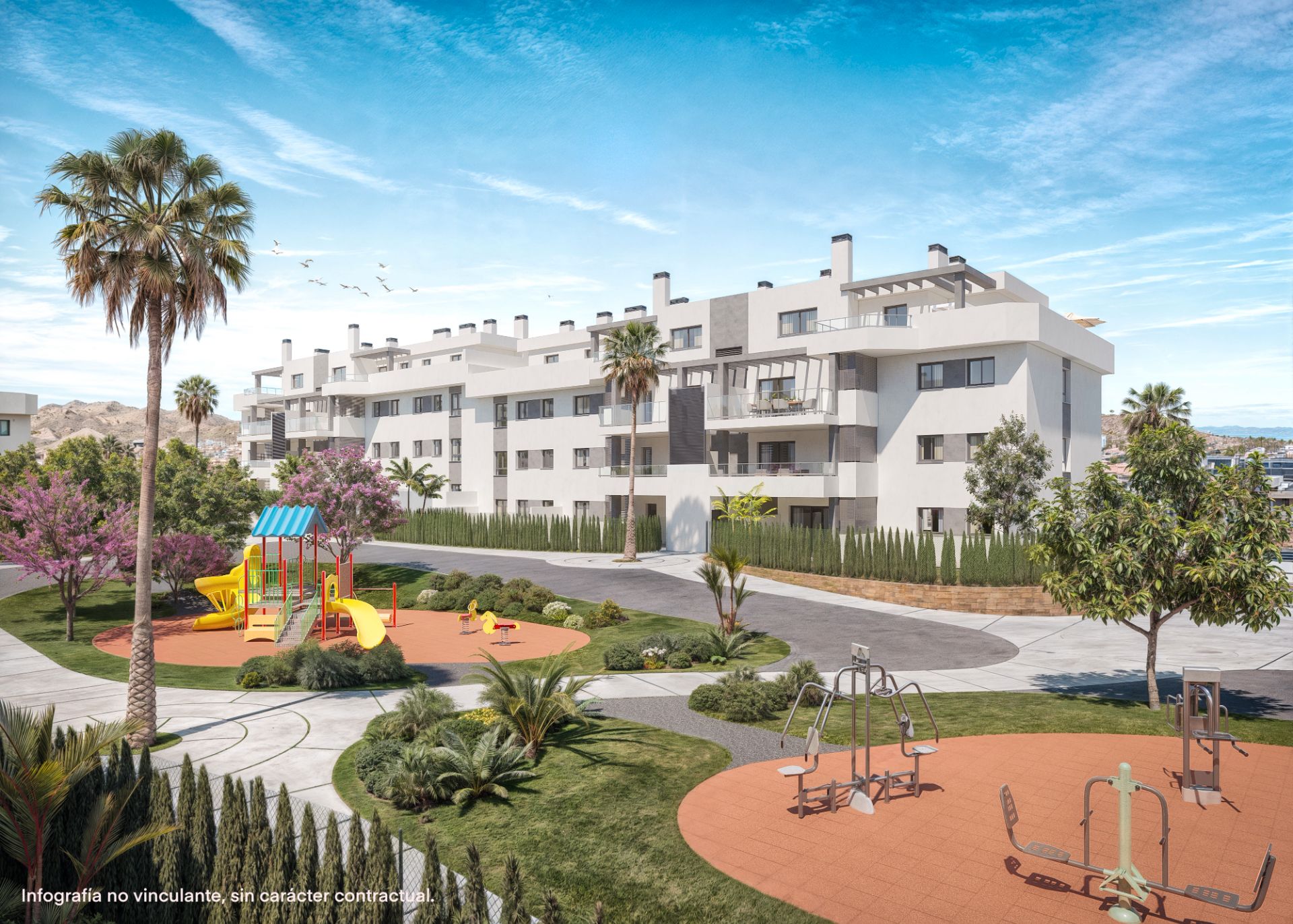 Exterior view of Flat for sale in Málaga Capital  with Air Conditioner, Private garden and Terrace