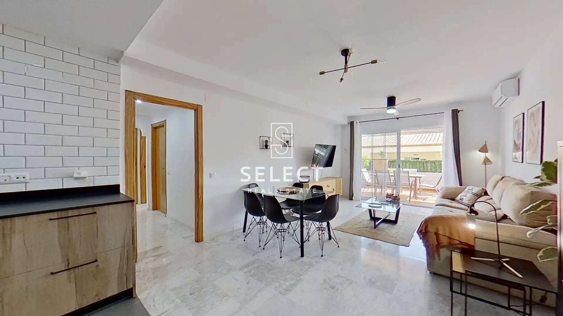 Sala de estar de Apartamento en venta en Almuñécar con Aire acondicionado, Calefacción y Jardín privado