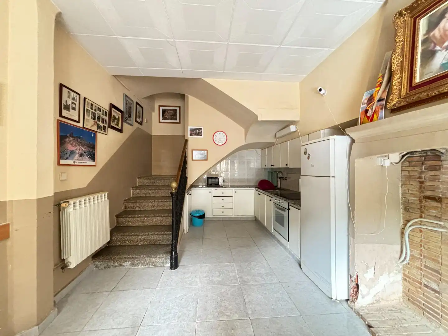 Cocina de Casa adosada en venta en Sant Feliu de Pallerols con Calefacción, Jardín privado y Terraza