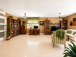 Sala de estar de Casa o chalet en venta en Rivas-Vaciamadrid con Aire acondicionado, Calefacción y Jardín privado