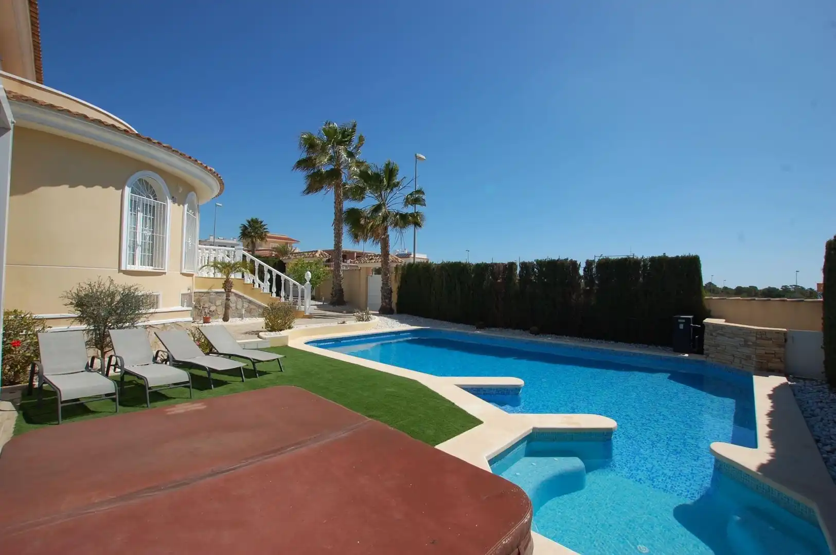 Piscina de Casa o xalet en venda en Rojales amb Calefacció, Terrassa i Piscina