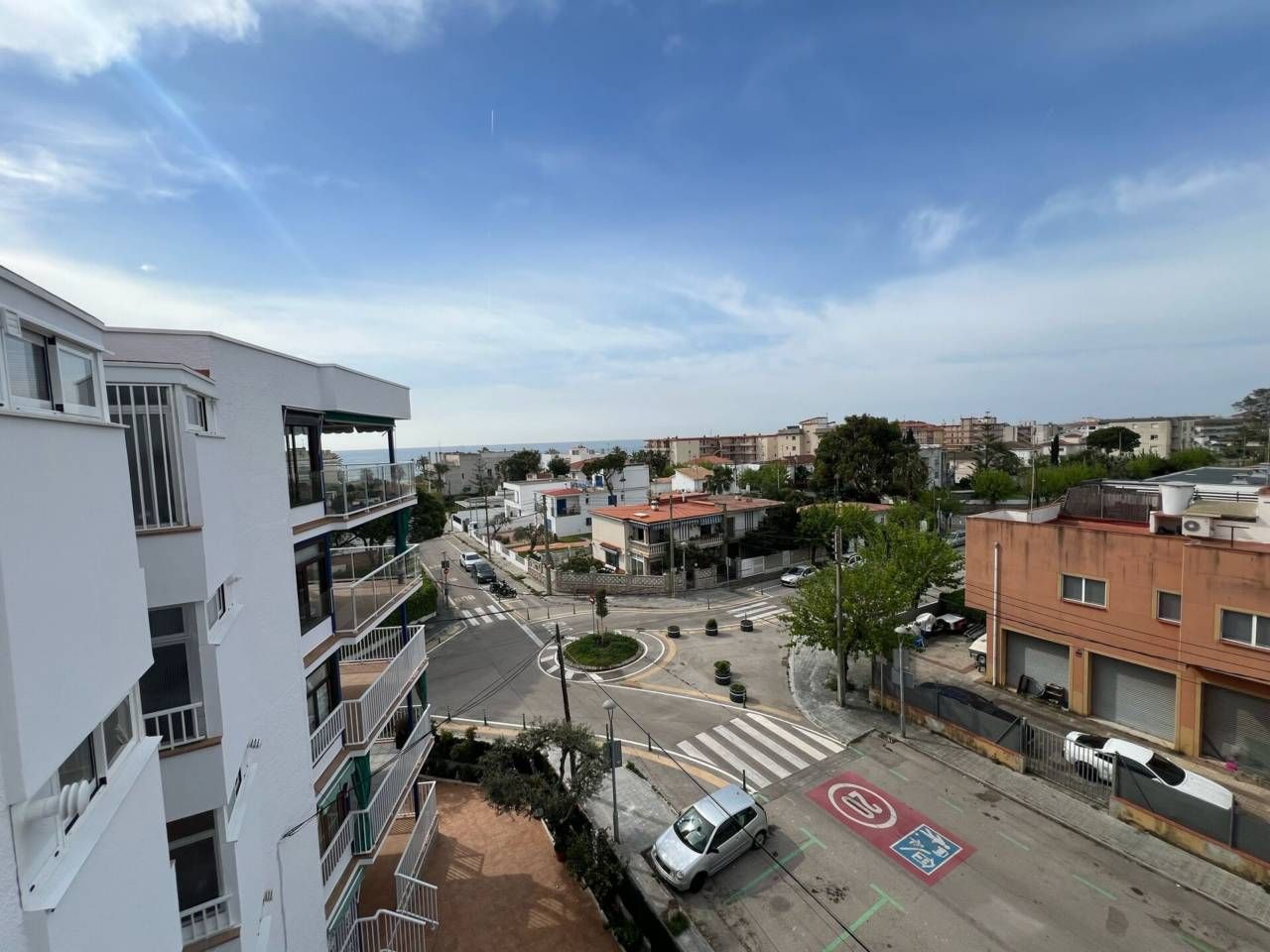 Exterior view of Flat for sale in Vilanova i la Geltrú  with Air Conditioner, Terrace and Furnished