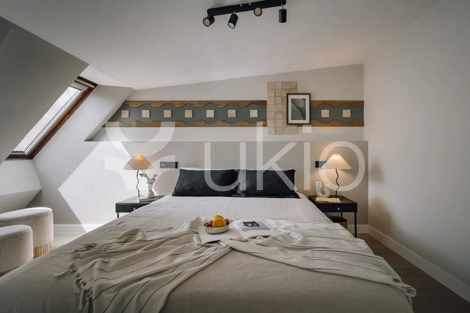 Habitación de Apartamento de alquiler en Madrid con Aire acondicionado, Calefacción y Amueblado