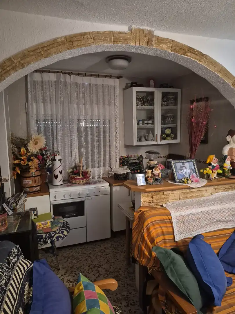 Cocina de Casa o chalet en venta en Albares con Calefacción, Jardín privado y Piscina