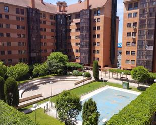 Exterior view of Flat for sale in  Madrid Capital  with Air Conditioner, Heating and Parquet flooring