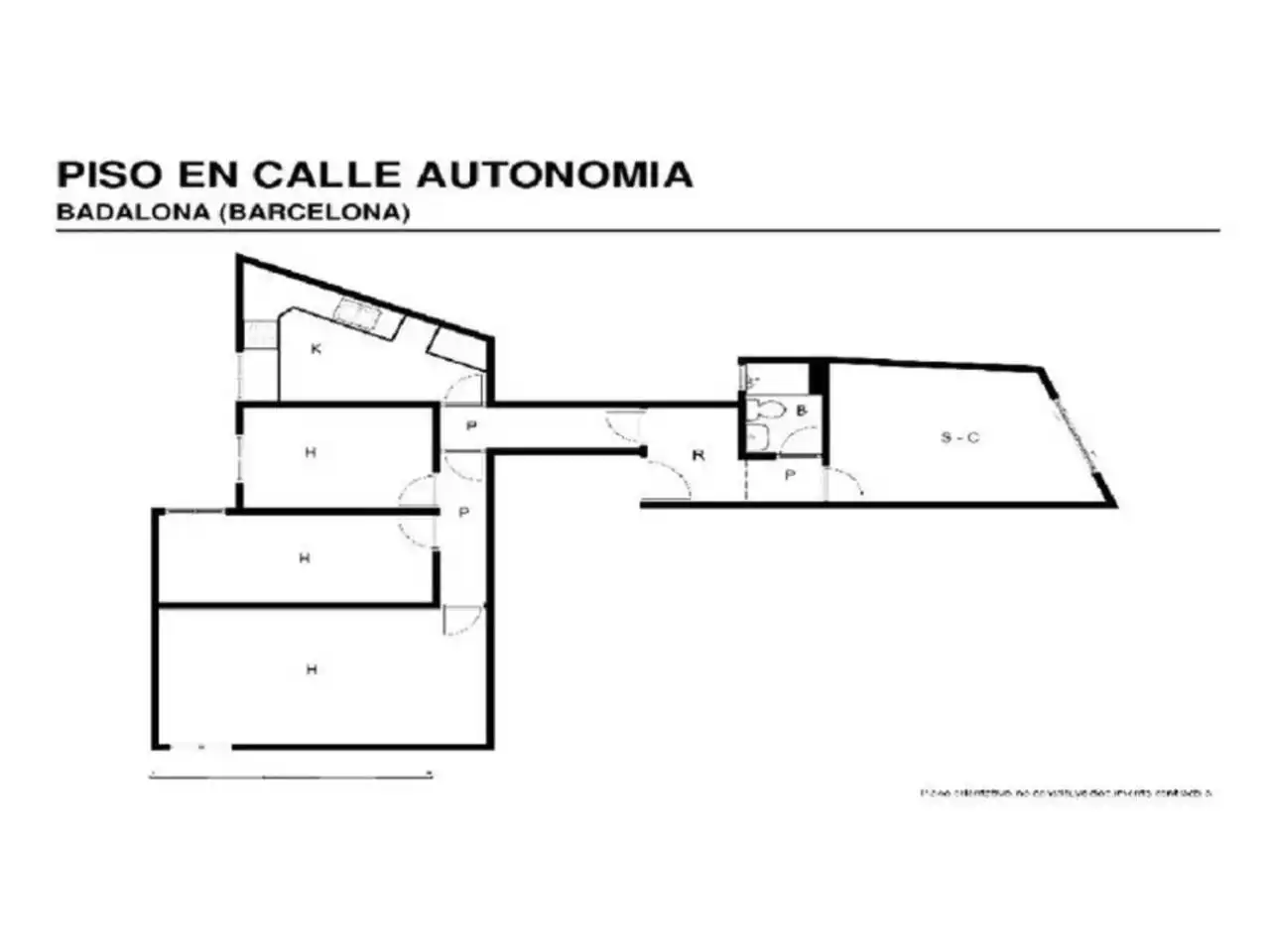 Flat for sale in Badalona