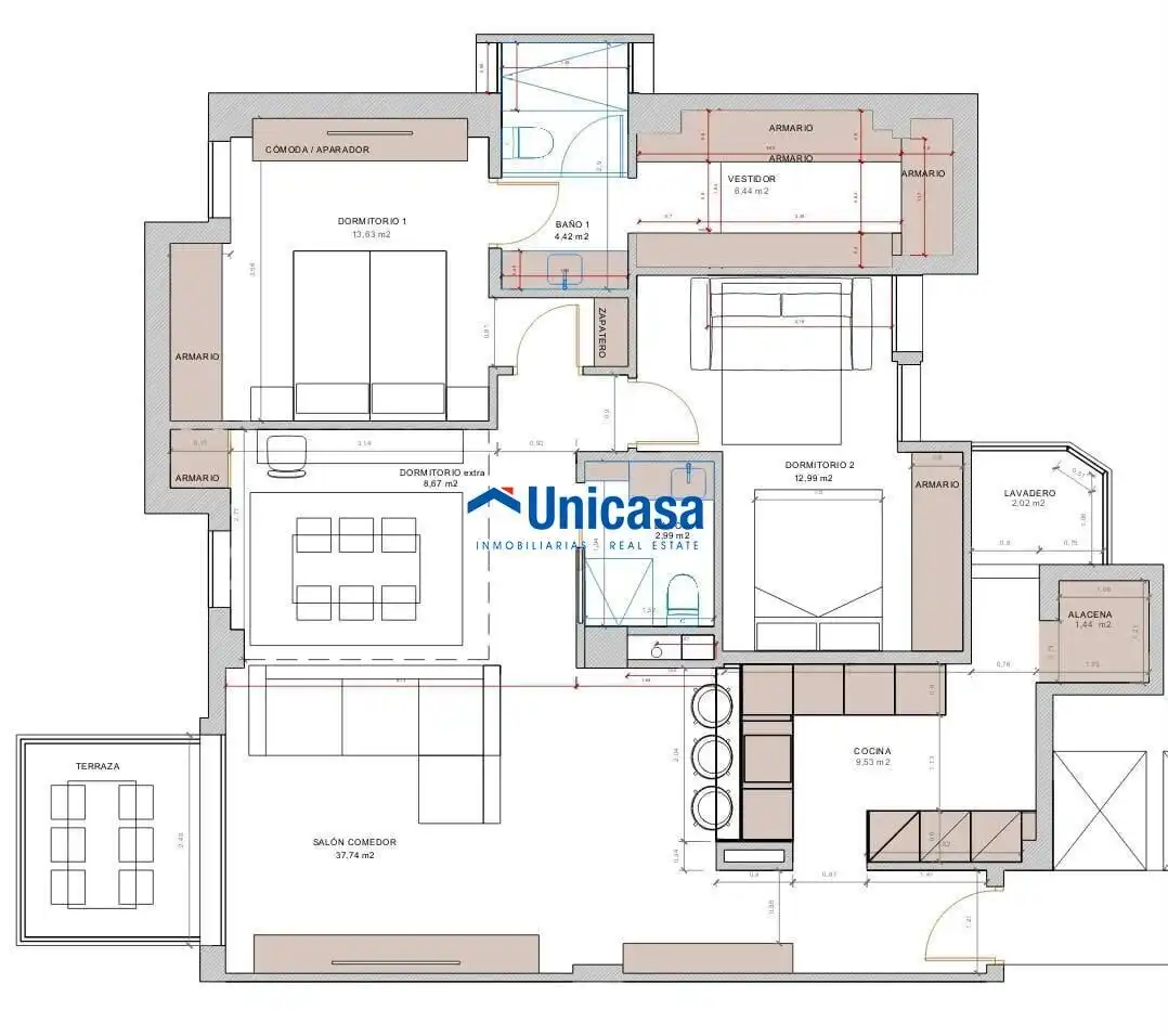 Flat for sale in Málaga  with Private garden and Terrace