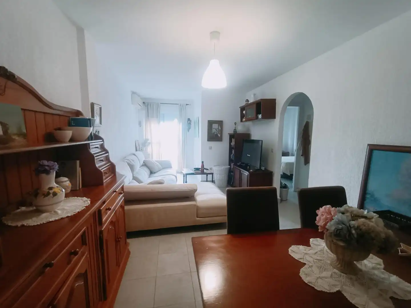 Sala de estar de Piso en venta en Chiclana de la Frontera con Terraza