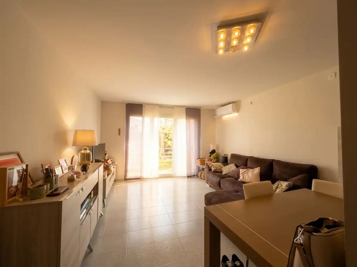 Sala d'estar de Pis en venda en Girona amb Aire condicionat, Calefacció i Terrassa