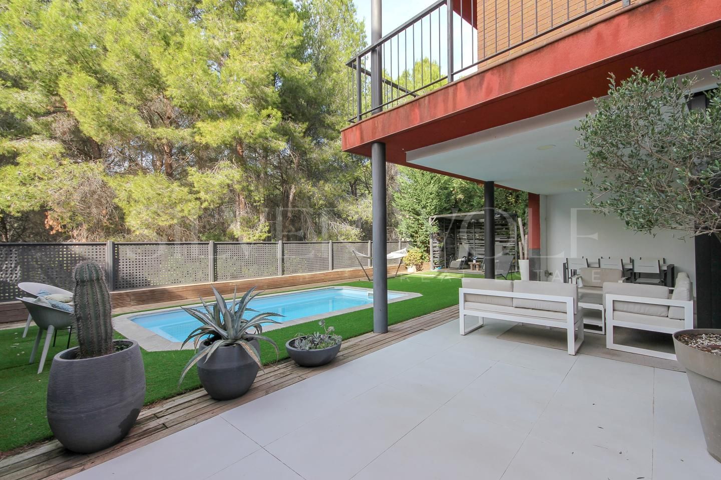 Terrassa de Casa o xalet en venda en El Papiol amb Aire condicionat, Calefacció i Jardí privat