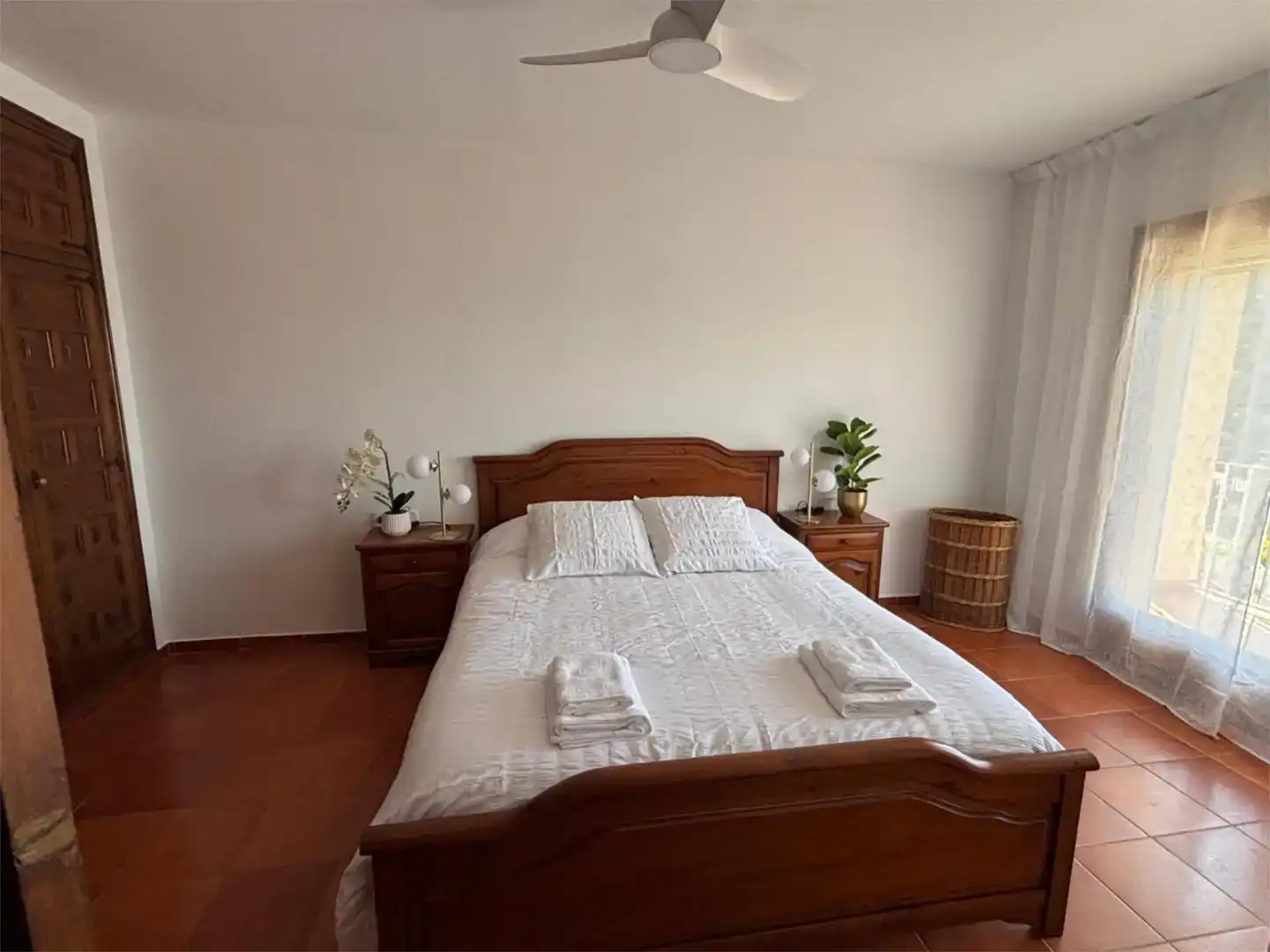 Bedroom of Flat for rent in Castell d'Aro, Platja d'Aro i s'Agaró  with Air Conditioner, Private garden and Storage room